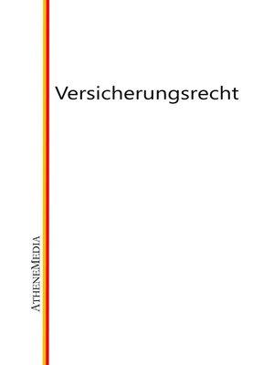 cover image of Versicherungsrecht